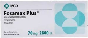 FOSAMAX PLUS 70MG ORAL 4 COMPRIMIDOS