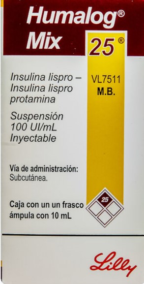 HUMALOG MIX 25 INSULINA 100UI | FARMACIA RIVAS DEL CENTRO