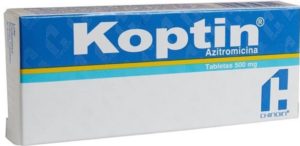 KOPTIN 500MG AZITROMICINA