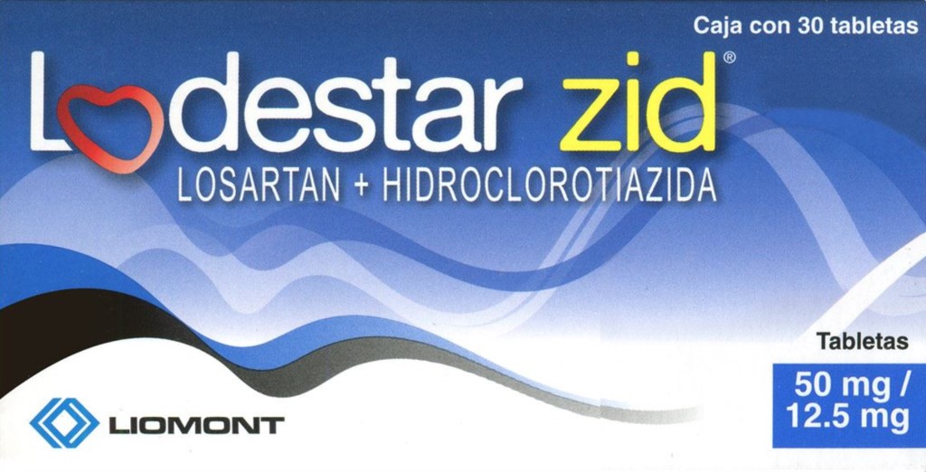 LODESTAR ZID 30 TABLETAS 50MG 12.5MG FARMACIA RIVAS DEL CENTRO