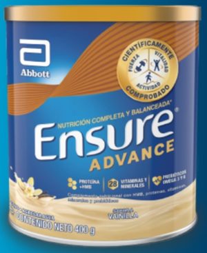 ENSURE ADVANCE VAINILLA 400G