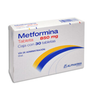 METFORMINA 850MG 30 TAB ALPHARMA